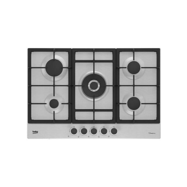 Beko CIHYG32SXE 5 Burner Gas Hob - H4.6 W75 D51