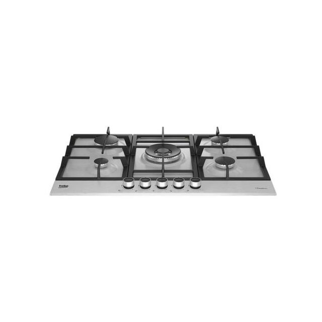 Beko CIHYG32SXE 5 Burner Gas Hob - H4.6 W75 D51