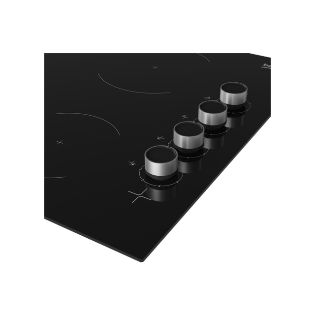 Beko CIHYV21B Ceramic Hob - Knob Controls - H3.7 W58 D51