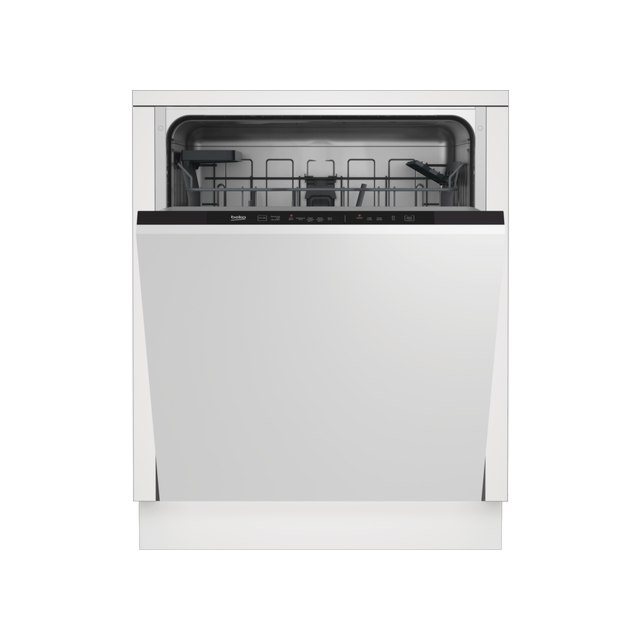 Beko DIN15C20 Integrated Full Size Dishwasher - 14 Place Settings - E Energy Rated