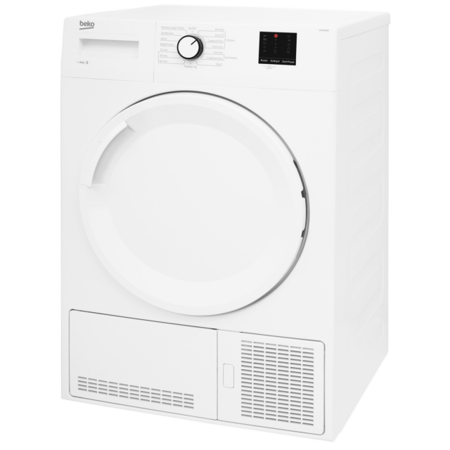 Beko DTBC10001W 10Kg Condenser Dryer - H84.6 W59.7 D63.3