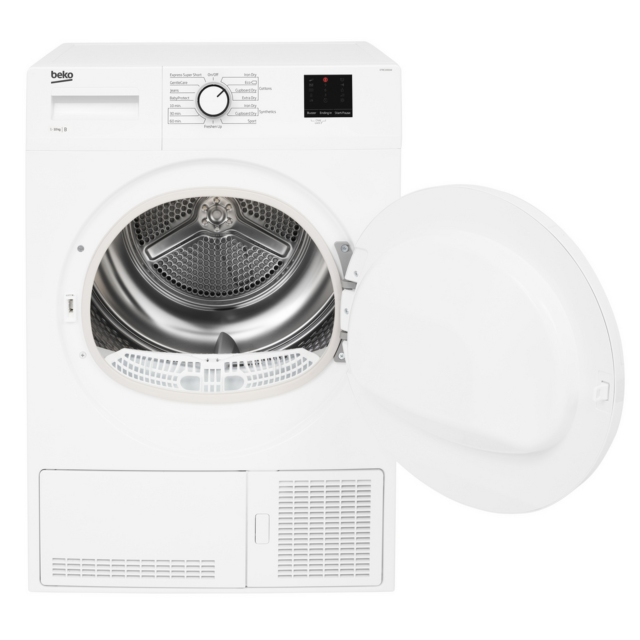 Beko DTBC10001W 10Kg Condenser Dryer - H84.6 W59.7 D63.3