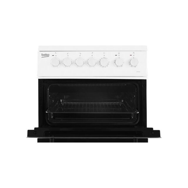 Beko EDP503W 50Cm Solid Plate Double Oven