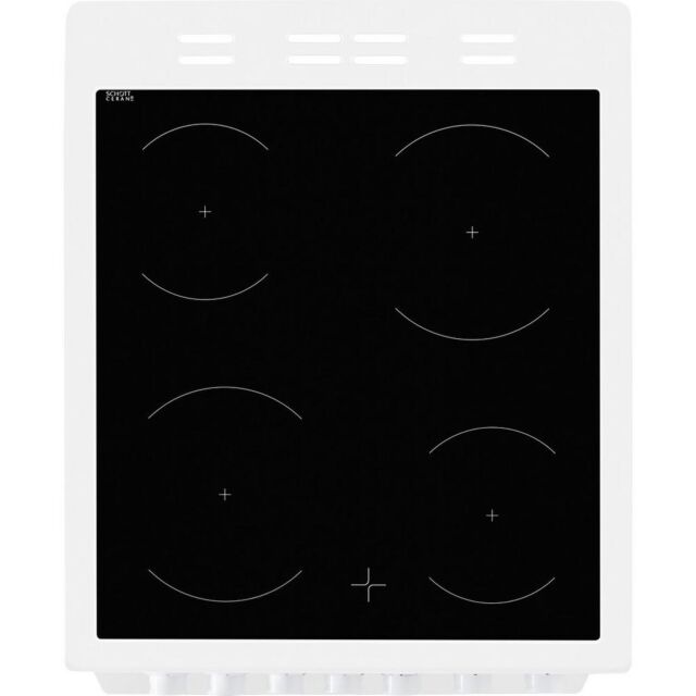 Beko EDVC503W 50Cm White Ceramic Hob Double Oven
