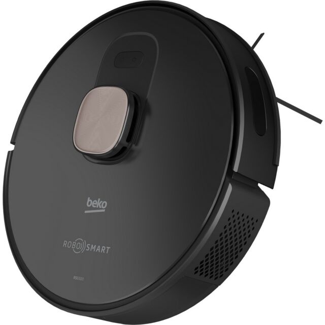 Beko VRR61414VB Robosmart Robot Vacuum Cleaner - 130 Minutes Run Time - Black