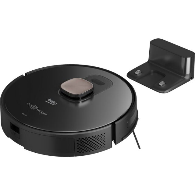 Beko VRR61414VB Robosmart Robot Vacuum Cleaner - 130 Minutes Run Time - Black