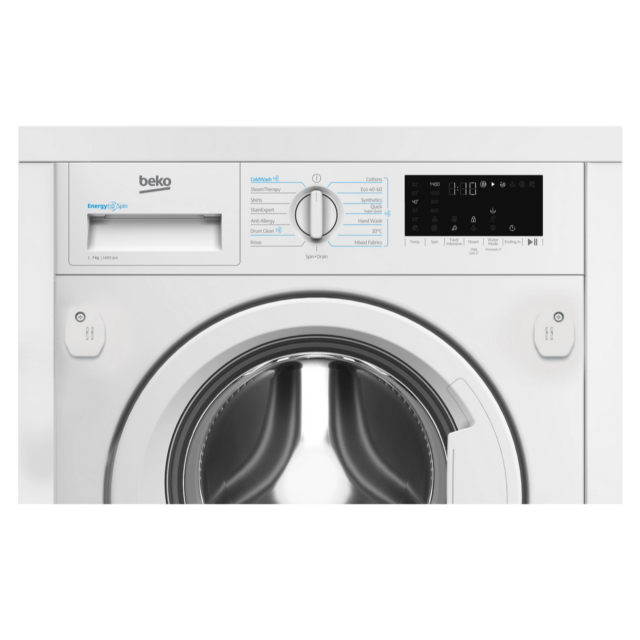 Beko WTIK741511 7Kg 1400 Spin Integrated Washing Machine - A Energy Rated - H82 W60 D55