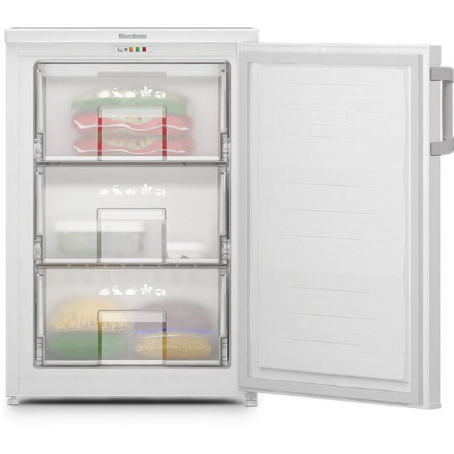 Blomberg FNE154P Under Counter Frost Free Freezer - 86Ltrs - E Energy Rated - H84 W54 D59