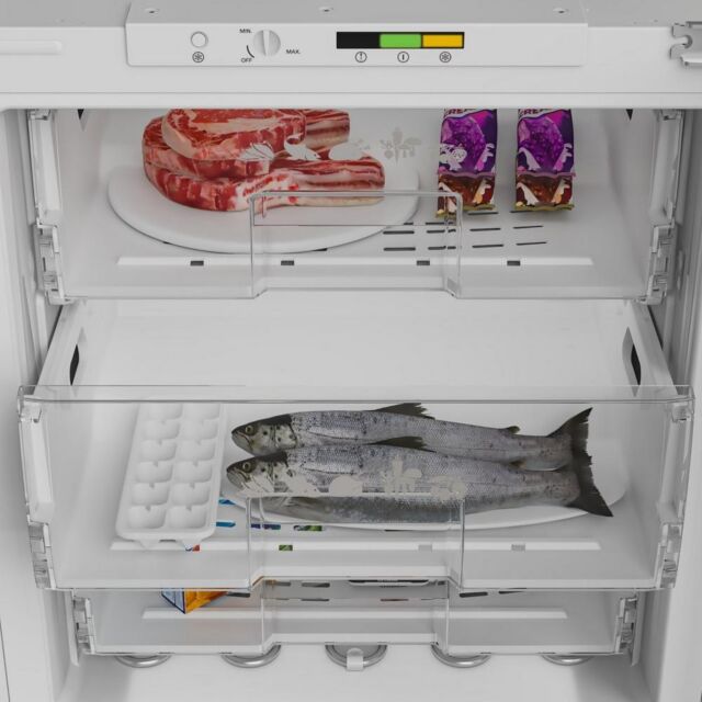 Blomberg FSE1654IU Built Under Static Freezer - E Energy Rated - H89.6 W63.6 D57.6