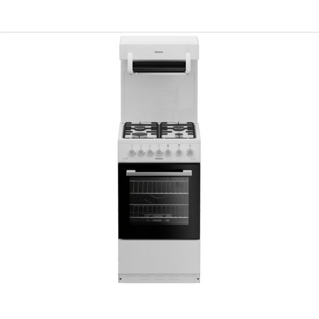 Blomberg GGS9151W 50Cm Single Oven Eye Level Grill Gas Cooker - 61L