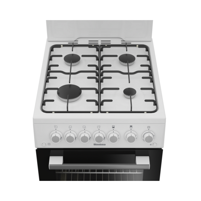 Blomberg GGS9151W 50Cm Single Oven Eye Level Grill Gas Cooker - 61L