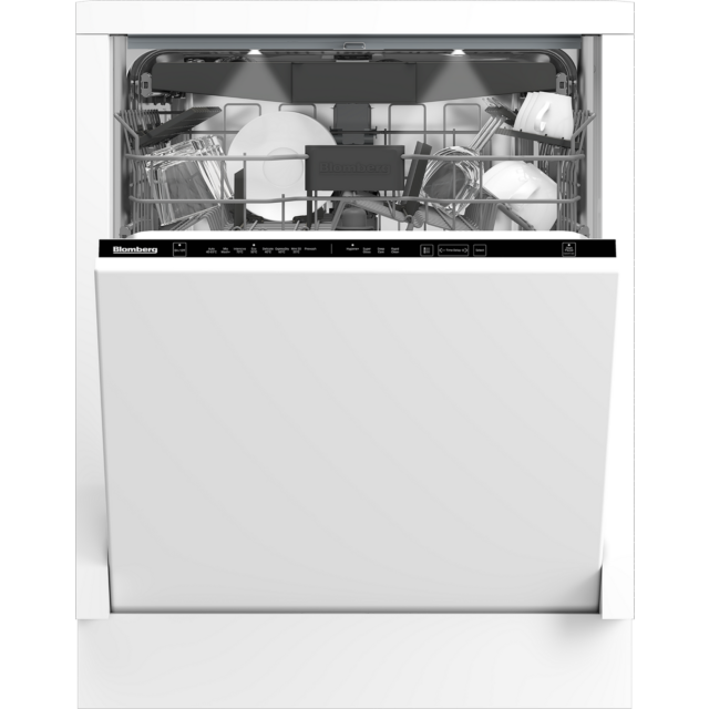 Blomberg LDV53640 Integrated Full Size Dishwasher - Top Rack - 15 Place Settings - A Energy Rated