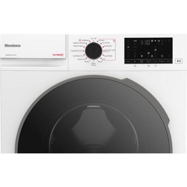 Blomberg LRF854311W 8Kg/5Kg 1400 Spin Freestanding Washer Dryer - A/D Energy Rated - H85 W60 D57