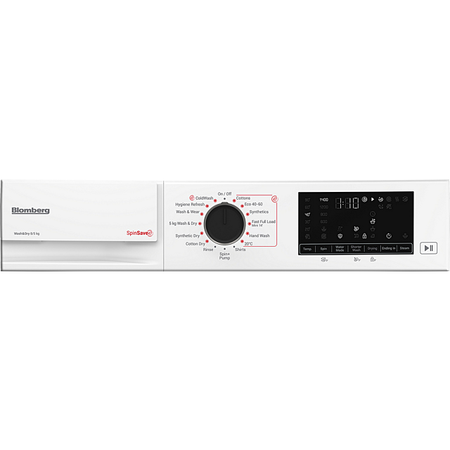 Blomberg LRF854311W 8Kg/5Kg 1400 Spin Freestanding Washer Dryer - A/D Energy Rated - H85 W60 D57