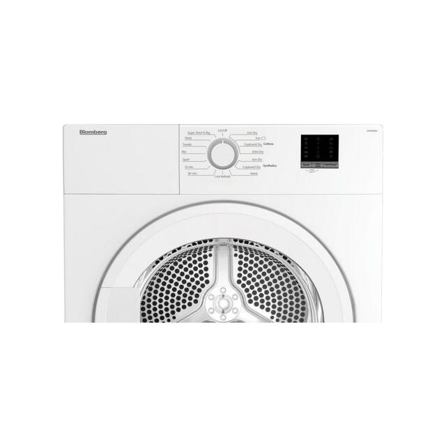Blomberg LTA09020W 9Kg Vented Tumble Dryer - Sensor Dry - C Energy Rated - H85.6 W59.7 D58.4 