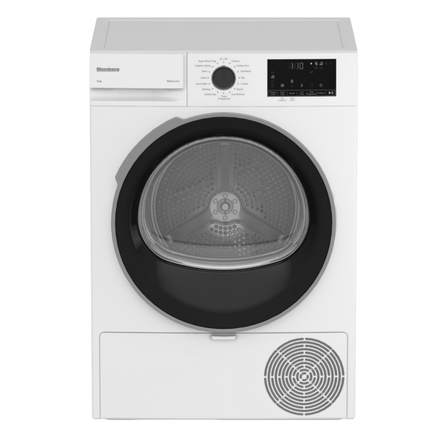 Blomberg LTA18321NW 8Kg Heat Pump Tumble Dryer - H84.6 W59.8 D54.6