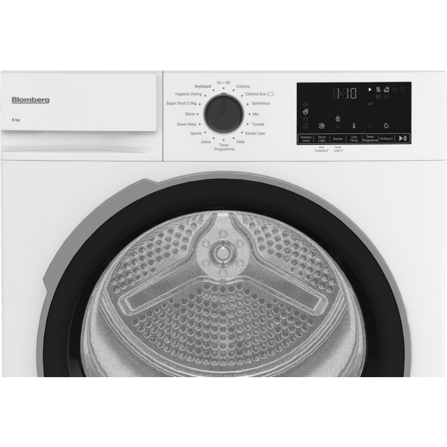 Blomberg LTA18321W 8Kg Heat Pump Tumble Dryer - A++ - H84.6 W59.8 D54.6