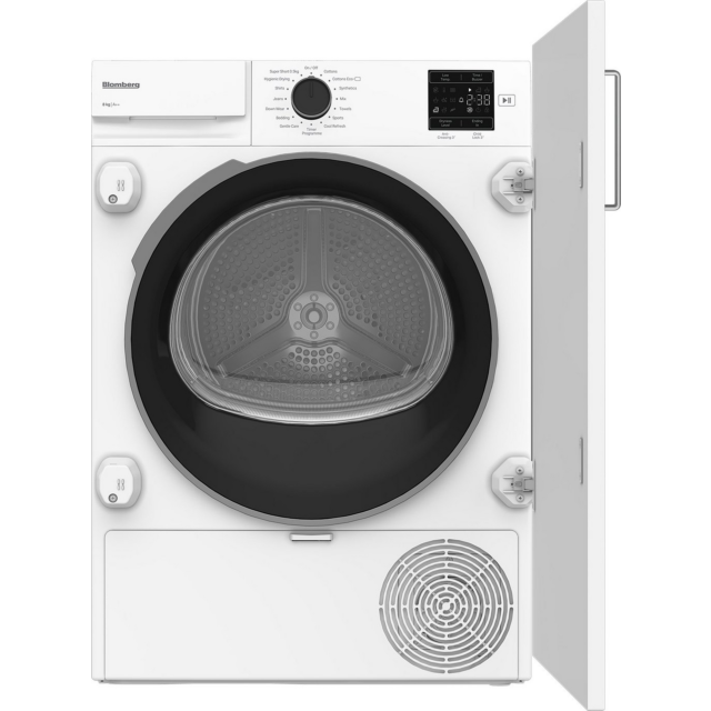 Blomberg LTDIP08310 8Kg Integrated Heat Pump Tumble Dryer - A++ - H84.6 W59.8 D54.6