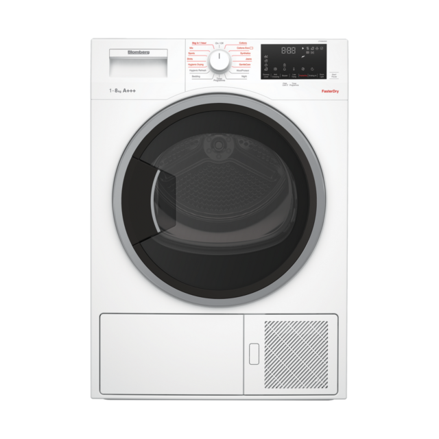 Blomberg LTH38420W 8Kg Hybrid Heat Pump Tumble Dryer - A+++ Energy Rated - H84.6 W59.7 D58.9