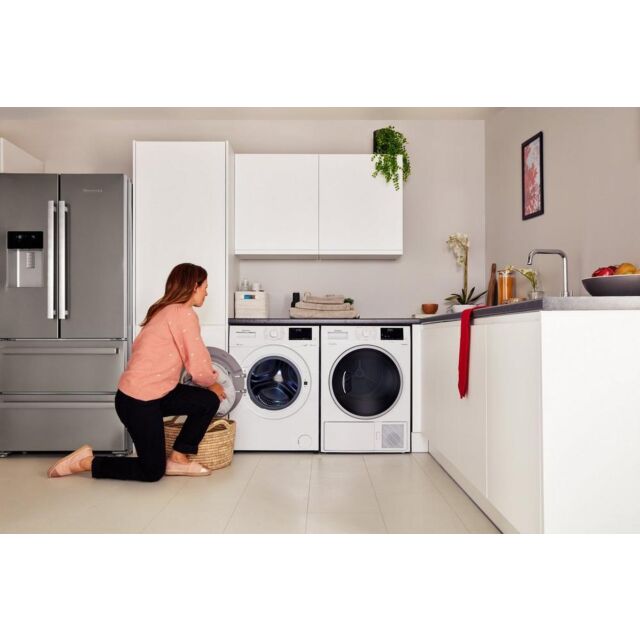 Blomberg LTH38420W 8Kg Hybrid Heat Pump Tumble Dryer - A+++ Energy Rated - H84.6 W59.7 D58.9