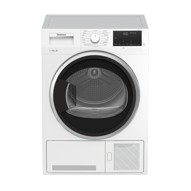 Blomberg LTK310030W 10Kg Condenser Tumble Dryer - Sensor Dry - B Energy Rated - H84.6 W59.7 D58.9