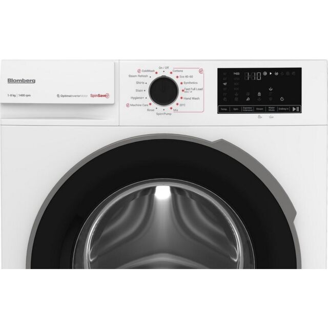 Blomberg LWA18461W 8Kg 1400 Spin Washing Machine - A Energy Rated - H84.5 W60 D54.6