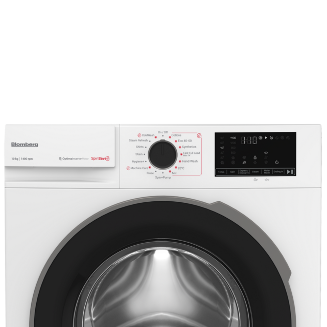 Blomberg LWA210461W 10Kg 1400 Spin Washing Machine - A Energy Rated - H84.5 W60 D58 