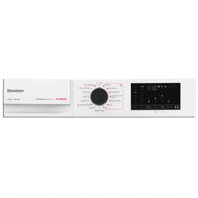 Blomberg LWA210461W 10Kg 1400 Spin Washing Machine - A Energy Rated - H84.5 W60 D58 