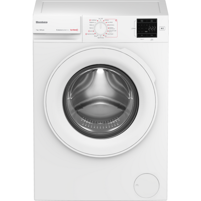 Blomberg LWA27461W 7Kg 1400 Spin Washing Machine - A Energy Rated - H84.5 W60 D49.6