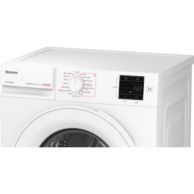 Blomberg LWA27461W 7Kg 1400 Spin Washing Machine - A Energy Rated - H84.5 W60 D49.6