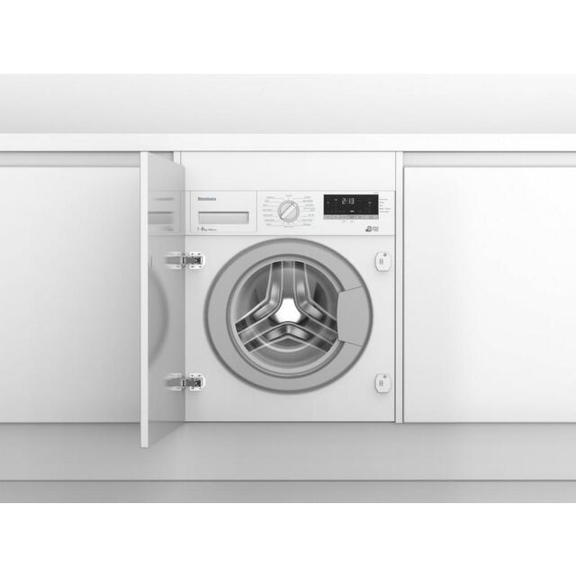 Blomberg LWI284410 8kg 1400 Spin Built In Washing Machine - White - C Energy Rated