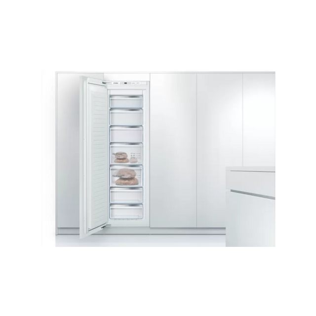 Bosch GIN81VEE0G Series 4 Tall Built In Frost Free Freezer - 212L - E Energy Rated - H177.2 W55.8 D5
