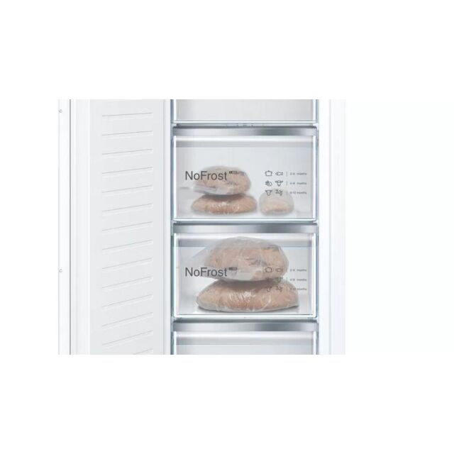 Bosch GIN81VEE0G Series 4 Tall Built In Frost Free Freezer - 212L - E Energy Rated - H177.2 W55.8 D5