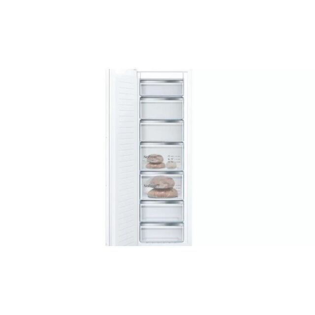 Bosch GIN81VEE0G Series 4 Tall Built In Frost Free Freezer - 212L - E Energy Rated - H177.2 W55.8 D5