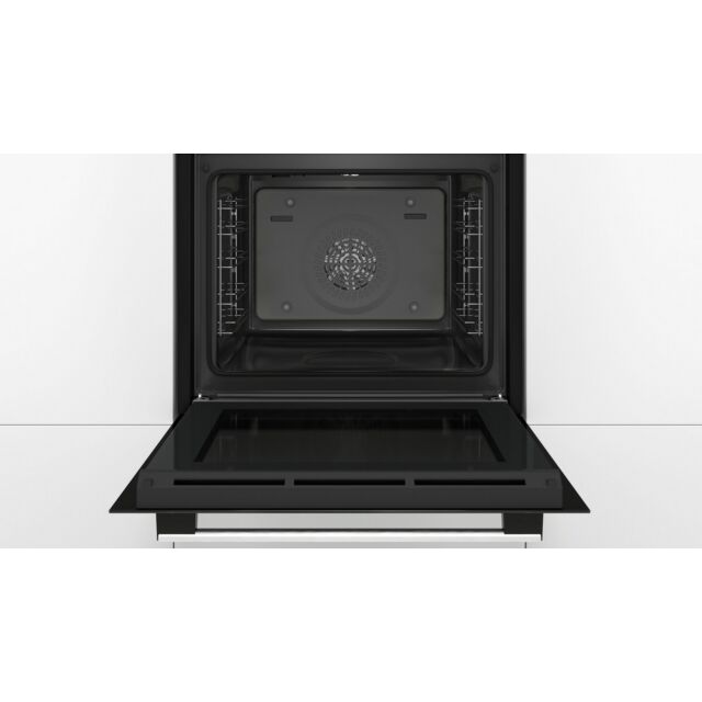 Bosch HQA534BS3B Series 4 Built In Electric Single Oven - Added Steam - Catalytic - H59.5 W59.4 D54.