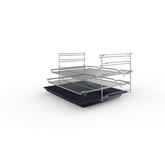 Bosch HQA534BS3B Series 4 Built In Electric Single Oven - Added Steam - Catalytic - H59.5 W59.4 D54.