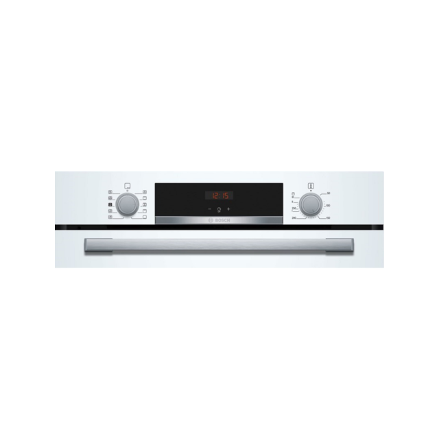 Bosch HQA534BW3B Series 4, Built-In Oven With Added Steam - H59.5 W59.4 D54.8