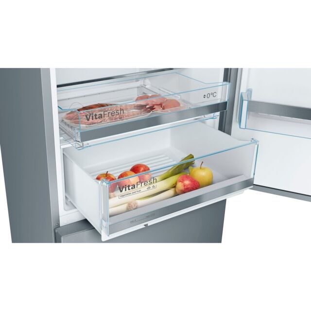 Bosch KGE49AICAG Series 6 Vitafresh Fridge Freezer 70/30 Frost Free - C Energy Rated - H201 W70 D65