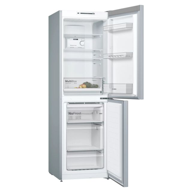 Bosch KGN34NLEAG Series 2 Frost Free Fridge Freezer - E Energy Rated - H186 W60 D66