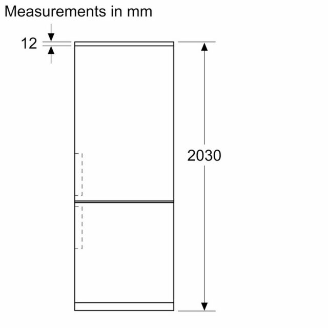 Bosch KGN392LAFG Series 4 - 70/30 No Frost Fridge Freezer - A Energy Rated - H203 W60 D66.5