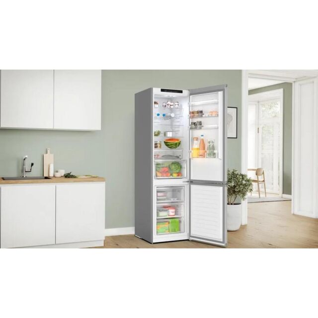 Bosch KGN392LDFG Series 4 Frost Free Fridge Freezer - D Energy Rated - H203 W60 D66.5
