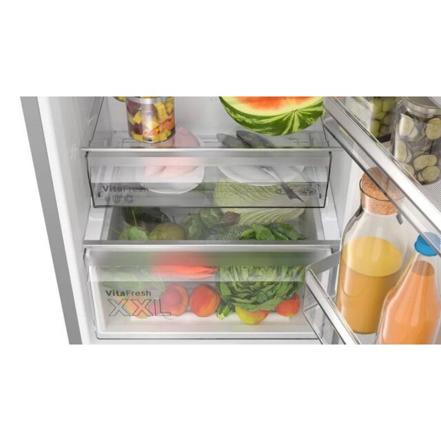 Bosch KGN392LDFG Series 4 Frost Free Fridge Freezer - D Energy Rated - H203 W60 D66.5