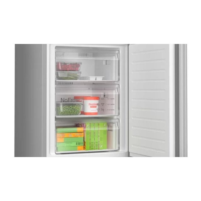 Bosch KGN392LDFG Series 4 Frost Free Fridge Freezer - D Energy Rated - H203 W60 D66.5