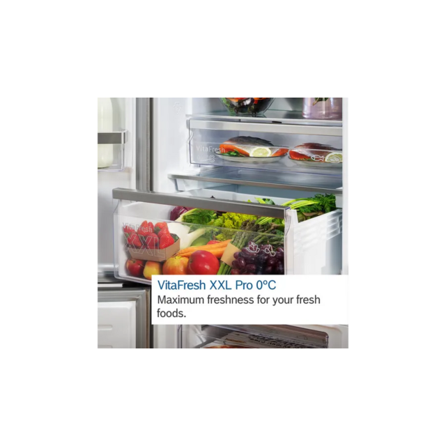 Bosch KGN392LDFG Series 4 Frost Free Fridge Freezer - D Energy Rated - H203 W60 D66.5