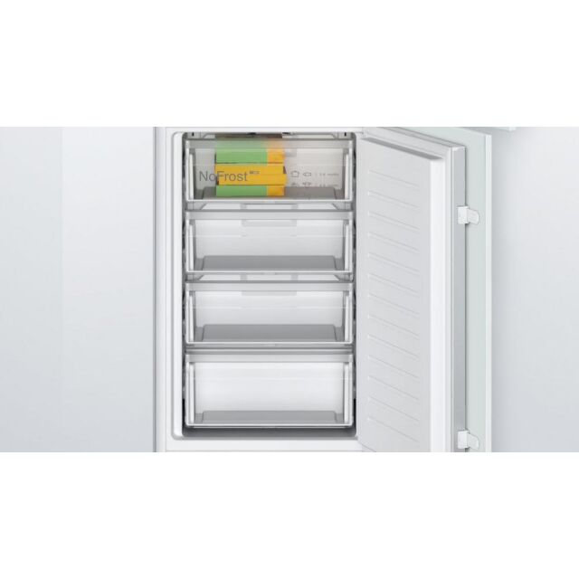 Bosch KIN85NSE0G Series 2 Built-In 50/50 Frost Free Fridge Freezer - Sliding Hinge - E Energy Rated