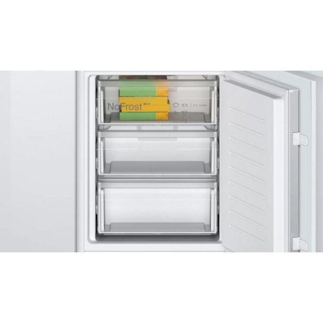 Bosch KIN86NSE0G Series 2 60/40 Built-In Frost Free Fridge Freezer - Sliding Hinge - E Energy Rated