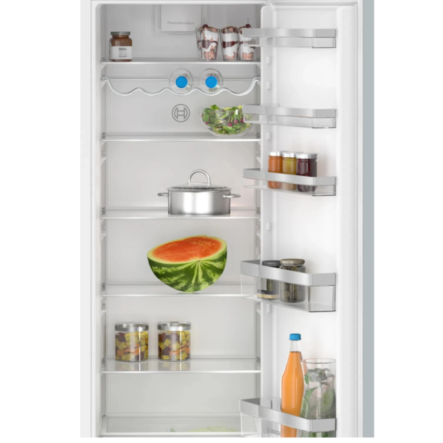 Bosch KIR81VFE0G Integrated Tall Larder Fridge - E Energy Rated - H177.2 W54.1 D54.8