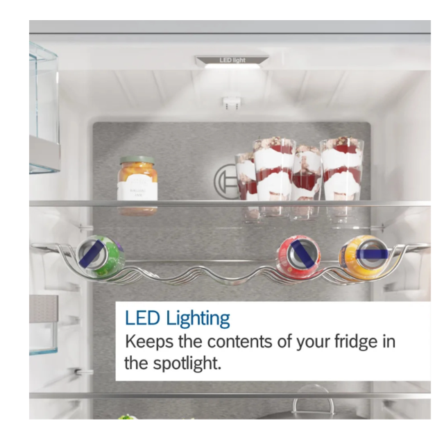 Bosch KIR81VFE0G Integrated Tall Larder Fridge - E Energy Rated - H177.2 W54.1 D54.8