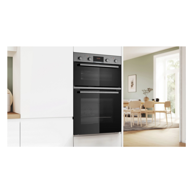 Bosch MBA533BS3B Series 4 Built In Double Oven - H88.8 W59.4 D55