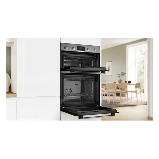 Bosch MBA533BS3B Series 4 Built In Double Oven - H88.8 W59.4 D55